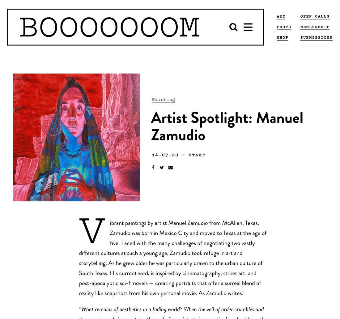 Booooooom.com - Artist Spotlight: Manuel Zamudio
